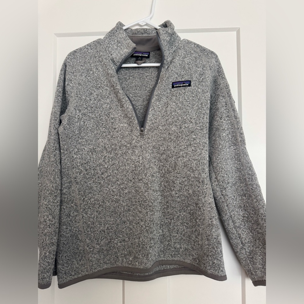 Patagonia Women's Gray Zip-Up Sweater